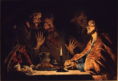The supper at Emmaus, 1641, Gerrit van Honthorst