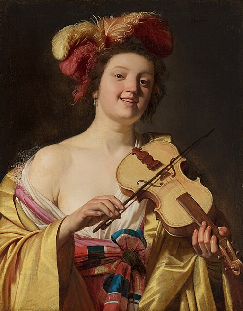 The Violin Player, 1626, Gerrit van Honthorst