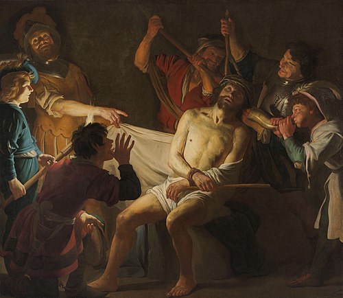 Christ Crowned with Thorns, 1622, Gerrit van Honthorst