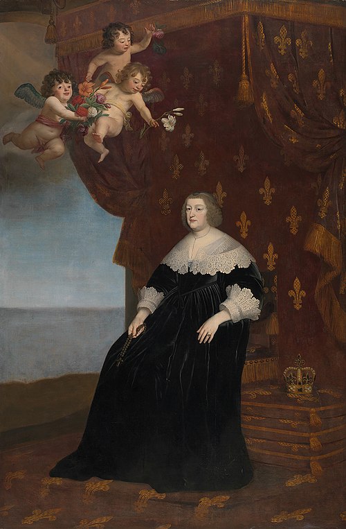Portrait of Maria de' Medici, 1638, Gerrit van Honthorst