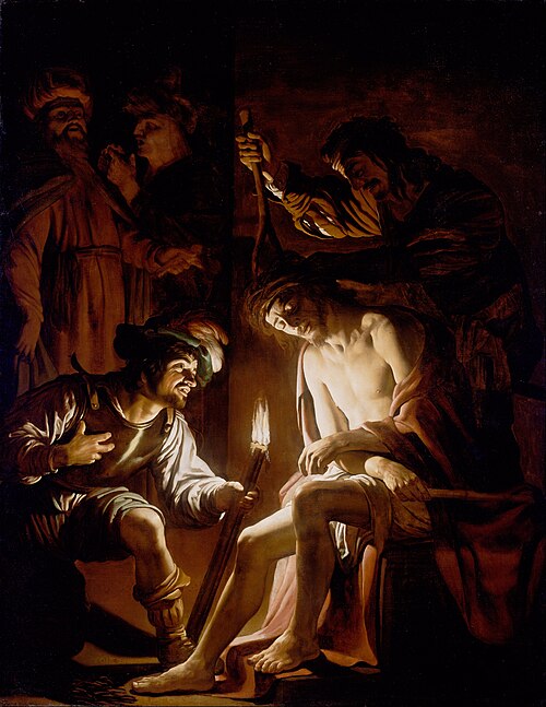 Christ Crowned with Thorns, 1614, Gerrit van Honthorst