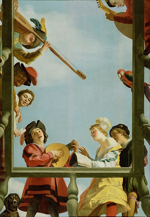 Musical Group on a Balcony, 1622, Gerrit van Honthorst