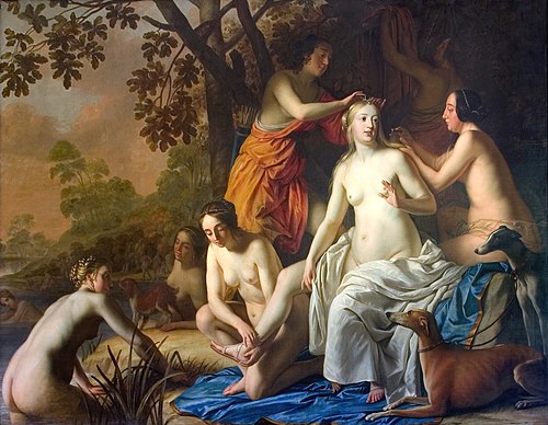 Diana with her Nymphs, 1650, Gerrit van Honthorst