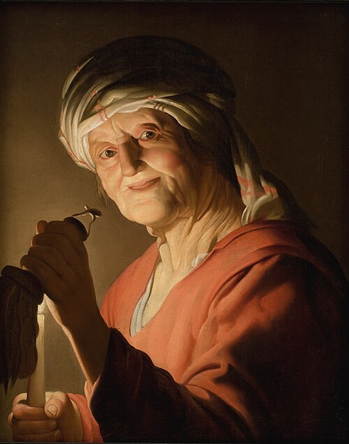 An Old Woman, 1631, Gerrit van Honthorst
