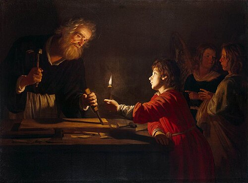 Childhood of Christ, 1620, Gerrit van Honthorst