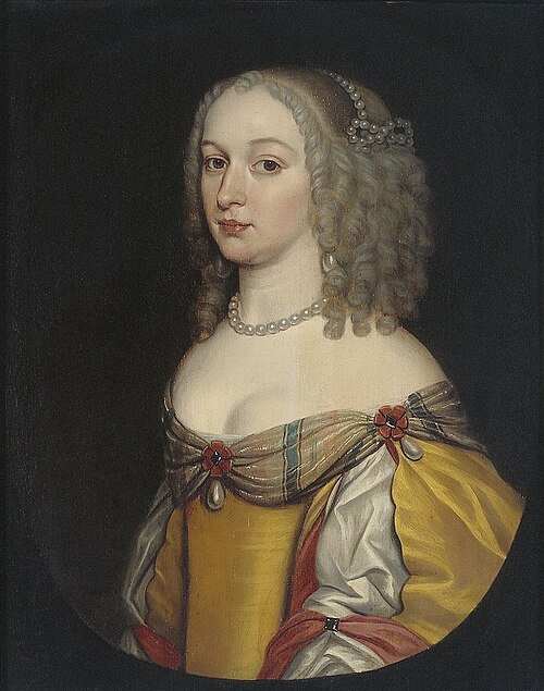 Portrait of a woman, possibly Amalia Margaretha van Brederode (1626/27-1663/65), 1650, Gerrit van Honthorst
