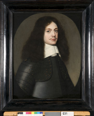 Portrait of a man in armour, 1640, Gerrit van Honthorst