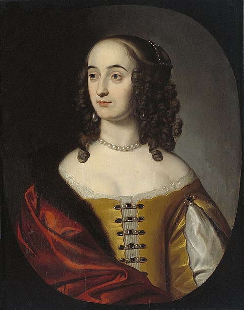 Portrait of Henriëtte Marie van de Palts (1626-1651), 1653, Gerrit van Honthorst