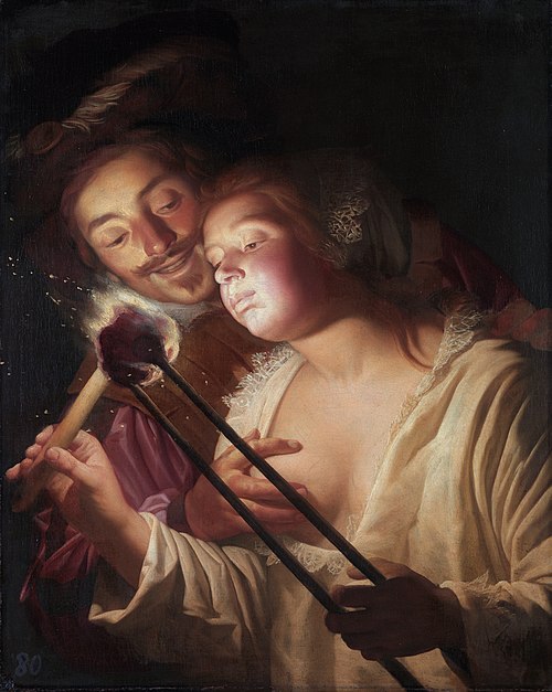 The Soldier and the Girl, 1621, Gerrit van Honthorst
