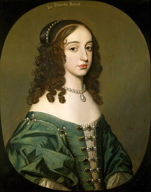 Princess Mary Stuart, Princess of Orange (1631 - 1660), 1648, Gerrit van Honthorst