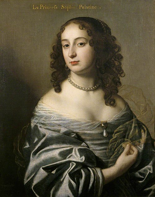 Electress Sophia, Princess Palatine, consort of Ernest Augustus, Elector of Hanover (1630-1714), 1650, Gerrit van Honthorst