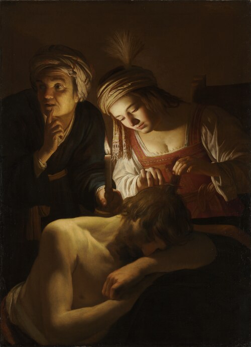 Samson et Dalila, 1616, Gerrit van Honthorst