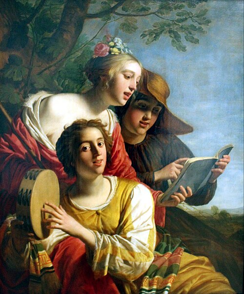 Singing Shepherdesses, 1629, Gerrit van Honthorst
