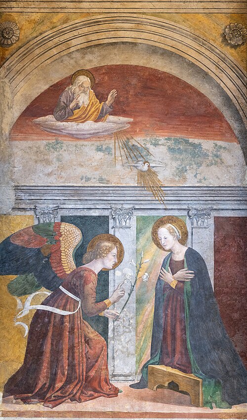 Annunciation, , Melozzo de Forlì