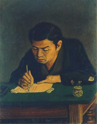 Portrait of Fukuchi Genichirō, 1876, Hōsui Yamamoto