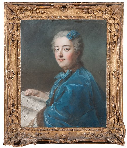 Marie-Sophie de Courcillon, Duchesse de Pecquigny, Princesse de Rohan, 1740, Maurice Quentin de La Tour