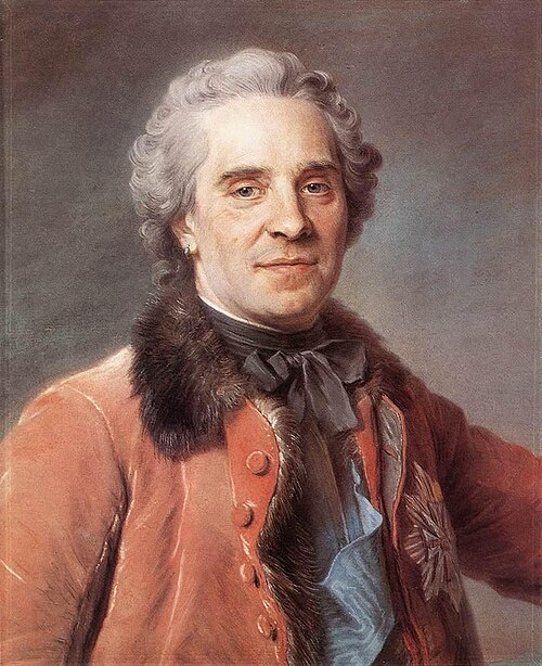 Maurice, Comte de Saxe, Marshal of France, 1748, Maurice-Quentin de La Tour
