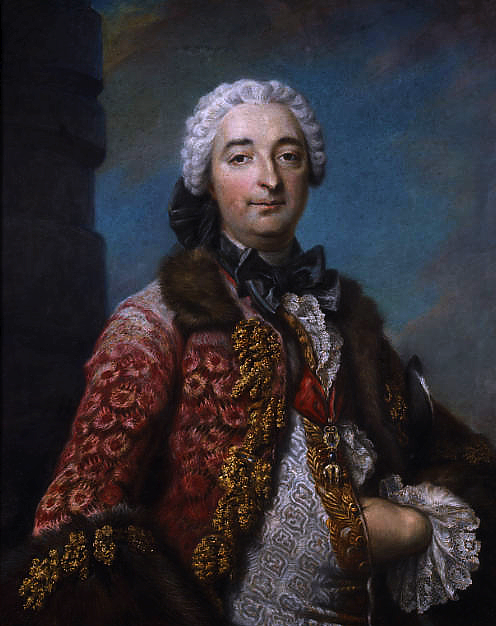 Portrait du duc de Villars, gouverneur de Provence, 1745, Maurice-Quentin de La Tour