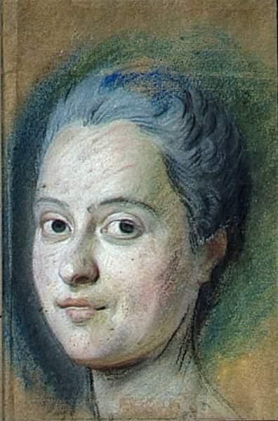 Marie-Josèphe de Saxe, dauphine de France (1731–1767), 1756, Maurice-Quentin de La Tour