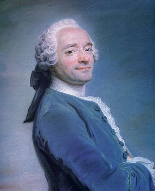 Autoportrait à l'habit bleu, 1750, Maurice-Quentin de La Tour