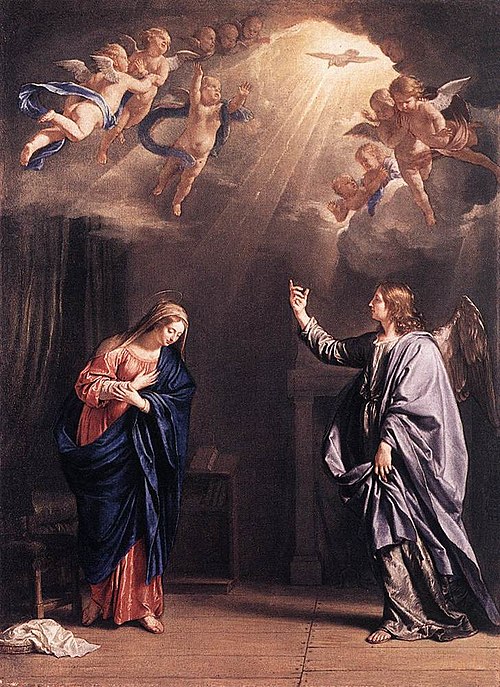 Annonciation, 1644, Philippe de Champaigne