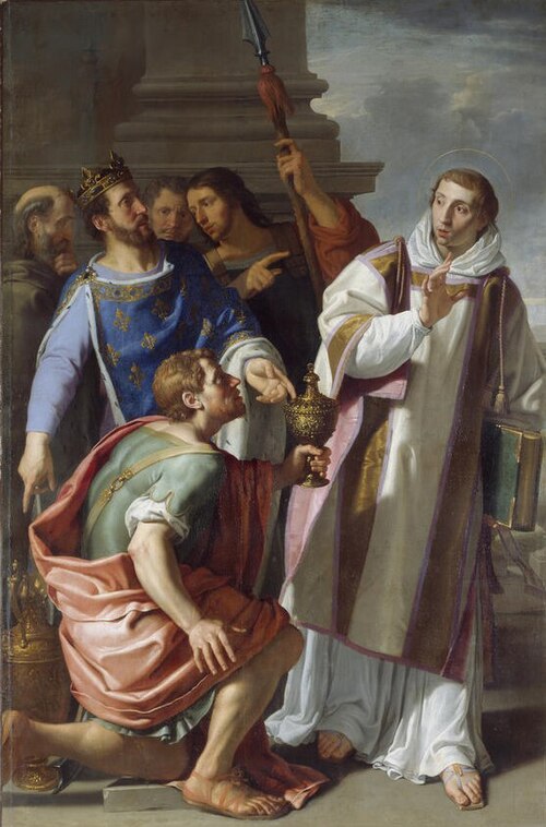 Saint Léonard refusant les présents du roi Clovis, 1665, Philippe de Champaigne