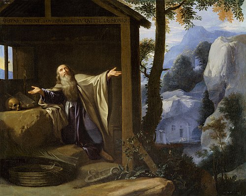 Saint Arsenius Leaving the World, 1633, Philippe de Champaigne