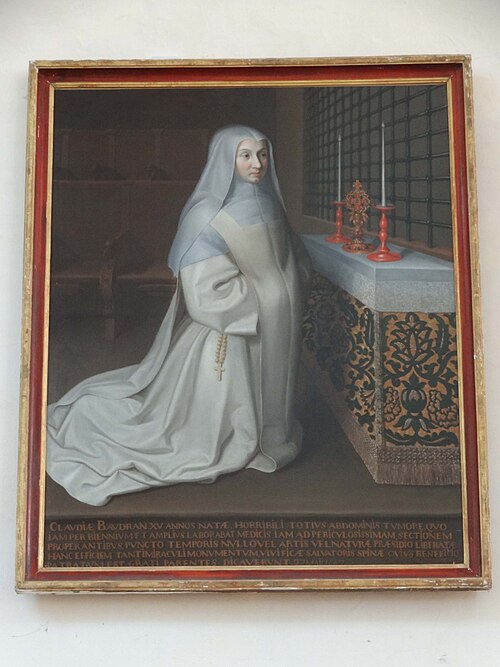 portrait de Claude Baudran, religieuse de Port-Royal, , Philippe de Champaigne