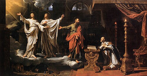 Apparition de Saint Gervais et de Saint Protais à Saint Ambroise, 1658, Philippe de Champaigne