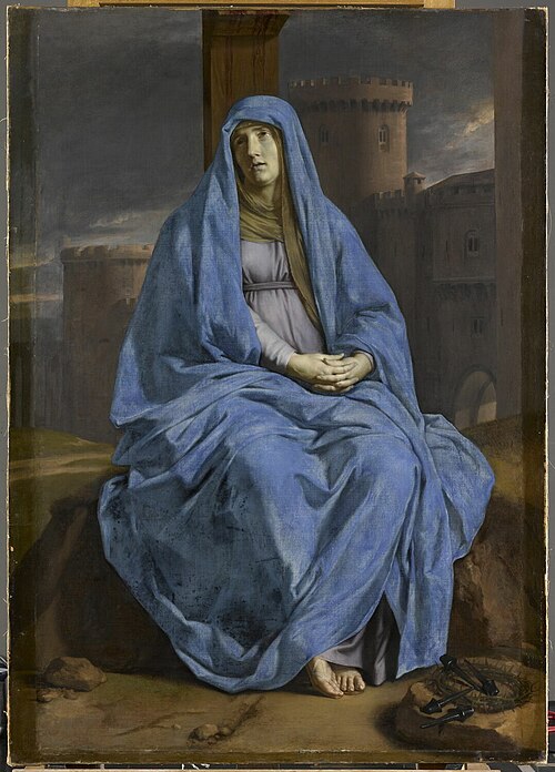 La Vierge de douleur au pied de la Croix, 1650, Philippe de Champaigne