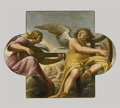 Deux Anges musiciens, 1648, Philippe de Champaigne