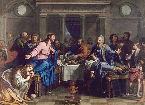 Le Repas chez Simon, 1656, Philippe de Champaigne