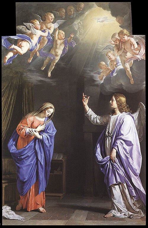 The Annunciation, 1648, Philippe de Champaigne