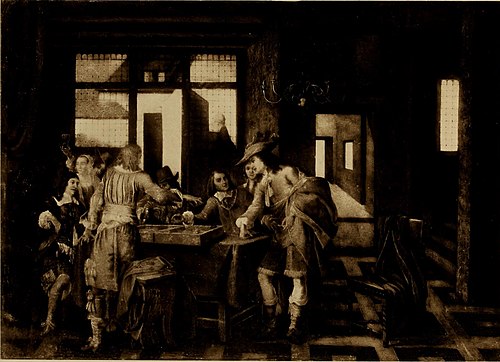 The Tric-Trac Players, 1748, Pieter de Hooch