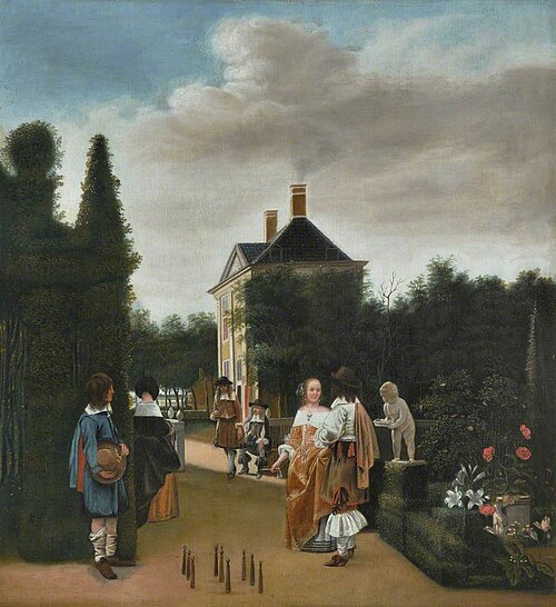 Game of Skittles, , Pieter de Hooch