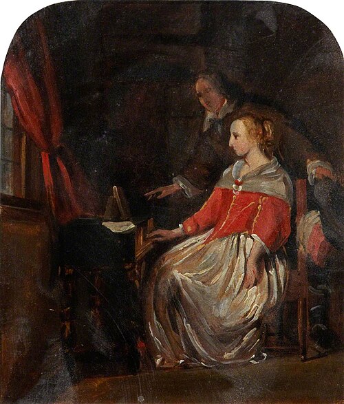Man and a Woman in an Interior, , Pieter de Hooch