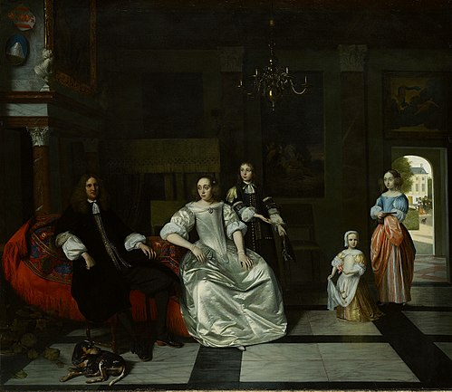 Famille Jacott-Hoppesack, 1670, Pieter de Hooch