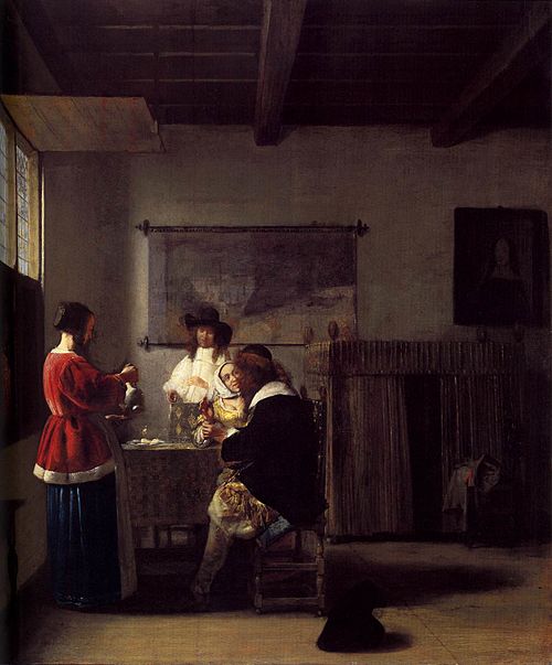 La Visite, 1657, Pieter de Hooch