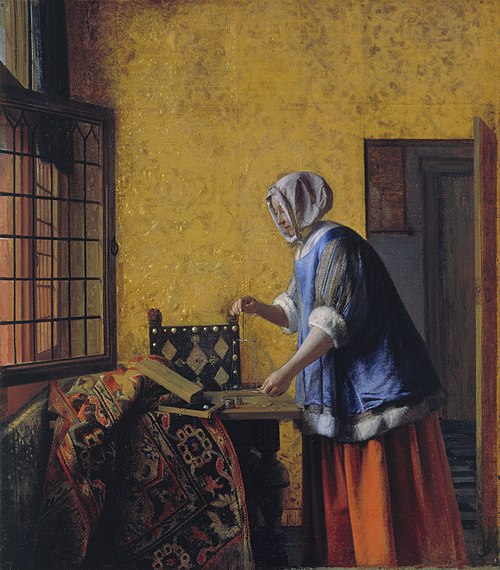 La Peseuse d'or, 1659, Pieter de Hooch