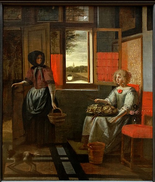 Jeune Femme et sa Servante, 1675, Pieter de Hooch
