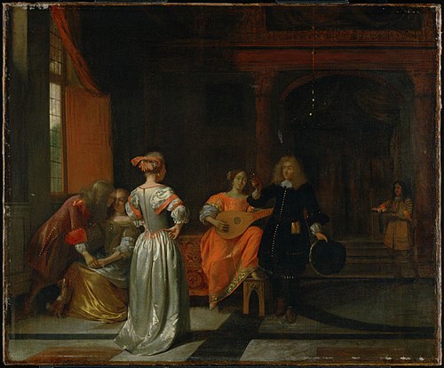 Party, 1675, Pieter de Hooch