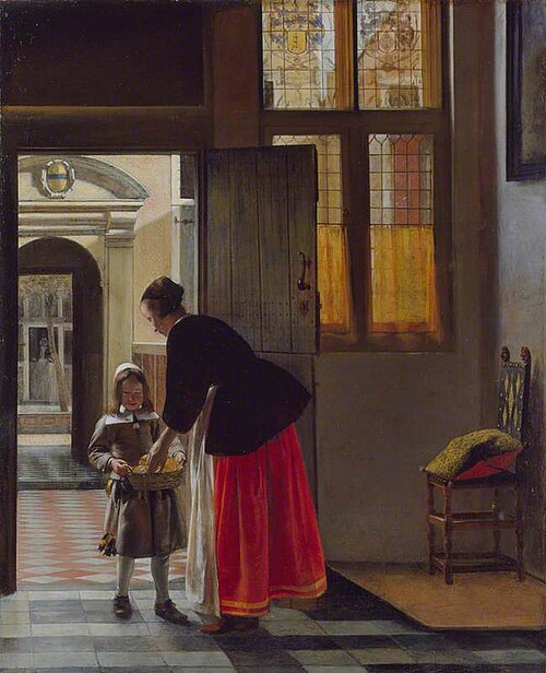 A Boy Bringing Bread, 1663, Pieter de Hooch