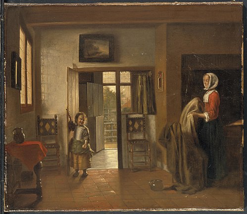 Bedroom, 1659, Pieter de Hooch