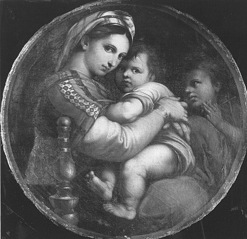 Madonna della Sedia (nach Raffael), 1771, Johann Christian von Mannlich