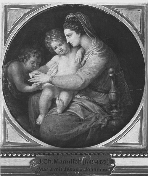 Madonna mit Kind und Johannesknaben, 1770, Johann Christian von Mannlich