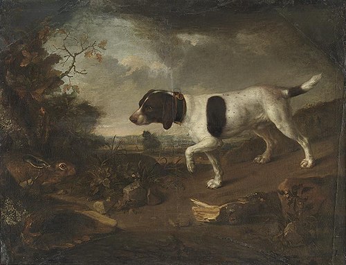Hund und Hase, , Johann Christian von Mannlich