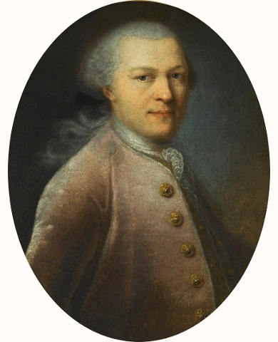 Porträt des Stanisław Szczęsny Potocki (1753-1805)., 1772, Alexandre Roslin