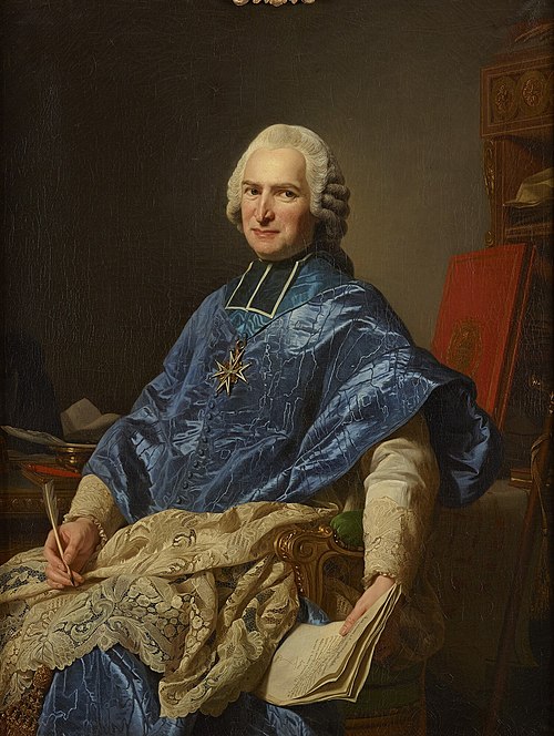 Portrait de Joseph Marie Terray (1715-1778), abbé de Molesmes, ministre de Louis XV, 1774, Alexandre Roslin