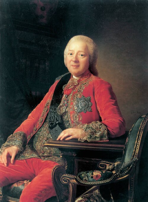 Portrait du comte N.I. Panine, 1777, Alexandre Roslin