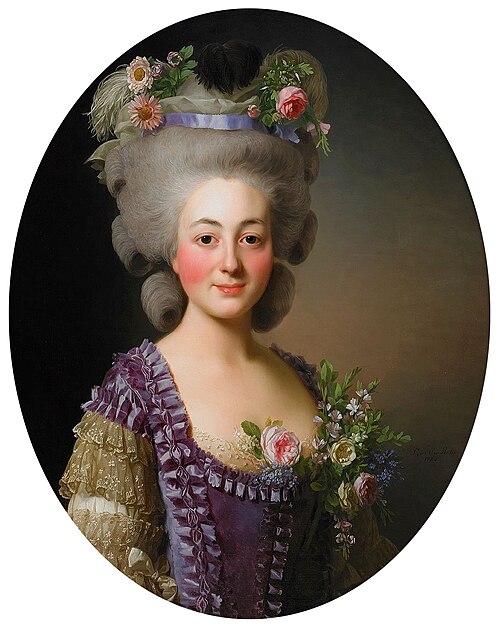 Portrait of Countess de Bavière-Grosberg, 1780, Alexandre Roslin